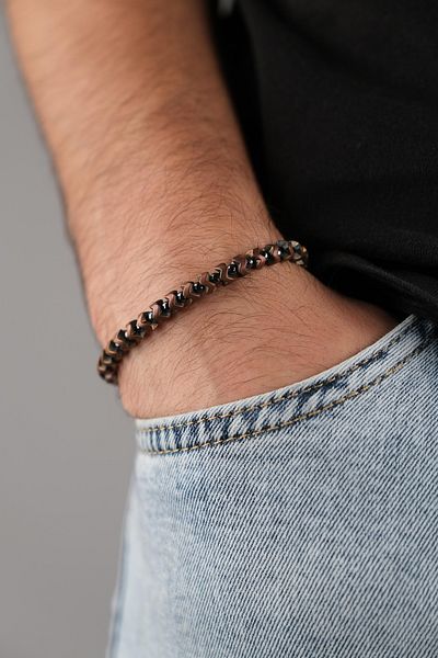 Jack Ferrero MEN'S DISCOLOUR-PROOF NATURAL STONE BRACELET EXCLUSIVE