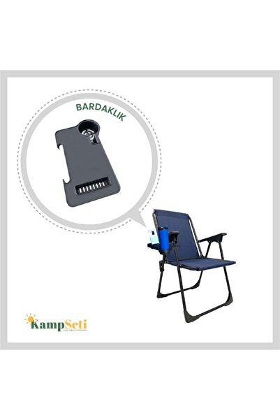 KS KampSeti 4 Adet Katlanır Kamp Sandalyesi-Taşınabilir Piknik Bahçe Sandalyesi