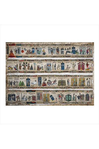 Bedeko Doctor Who Dekoratif ahşap Tablo