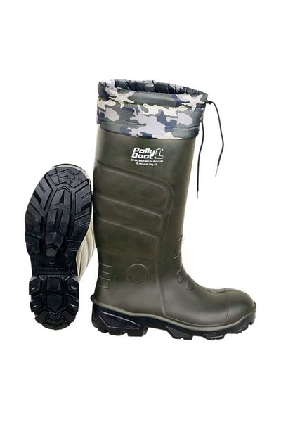 Polly Boot Acı Mountaineer Snow Boots with Camouflage High Top