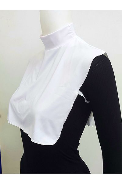 AŞAR MODA TEKSTİL WOMEN Plain Turtleneck Turtleneck Combed Cotton Hijab Neck Collar