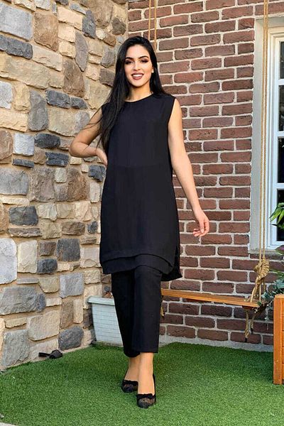 Bym Fashion Εσώρουχο Floor Look Zero Sleeve Tunic 2340 Μαύρο