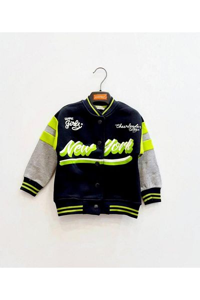 MELANİPPE Girl's Printed College Coat