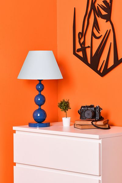 MINIMAL ETICARET VE BILGI TEKNOLOJILERI Elegance Blue Cone Lampshade