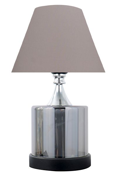 MINIMAL ETICARET VE BILGI TEKNOLOJILERI Lambent Smoked Cone Black Glass Lampshade