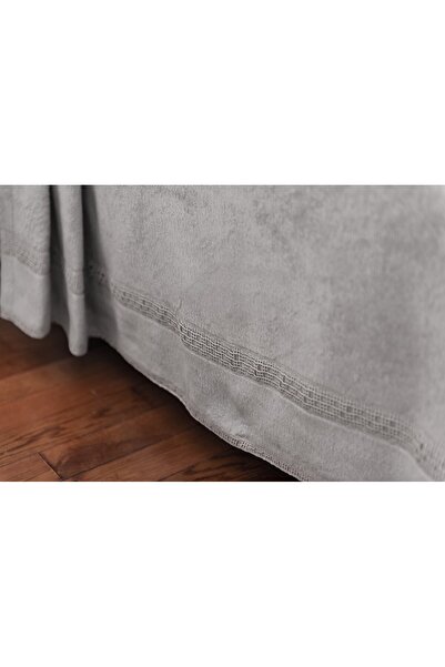 Gül Güler Dantelli Battaniye Çift Kişilik Veronica