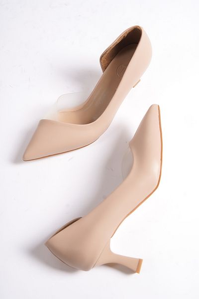 Modabuymus Pantofi cu toc stiletto Oslo Nude scurti