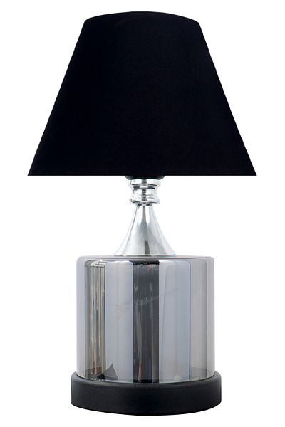 MINIMAL ETICARET VE BILGI TEKNOLOJILERI Lambent Smoked Cone Black Glass Lampshade