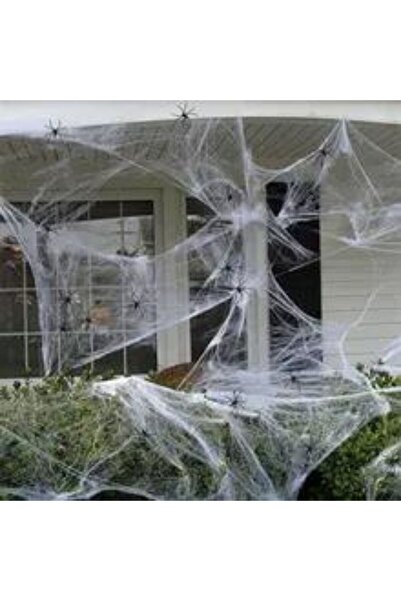 parti sürprizi Hallowen Cadılar Bayramı Beyaz Renk Örümcek Ağı