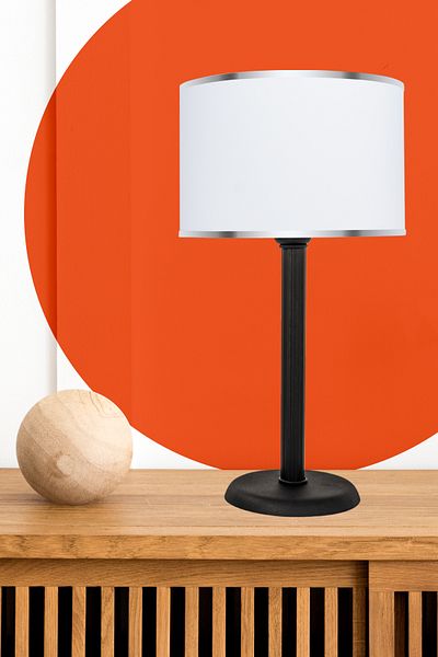 MINIMAL ETICARET VE BILGI TEKNOLOJILERI Line Andesite Black Lampshade