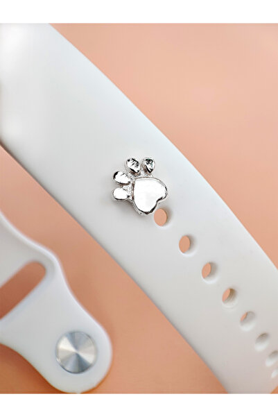 BP Tattoo Apple Watch Uyumlu Pati Figürlü Kordon Aksesuar Silver Charm