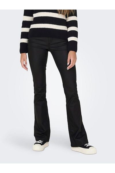 ONLY Women's Flared Black Trousers - 15310473