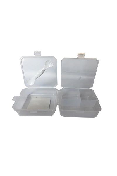 Bubu This-This Clear Colors Storage Container Clear Lunch Box (Mixed Color 1 Piece)