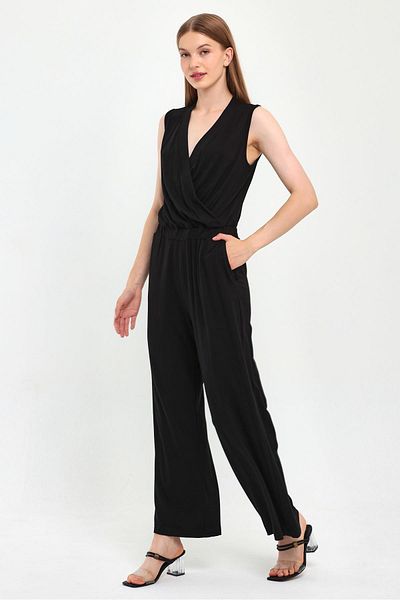ALEXANDERGARDI KRUVAZE COLLAR SLEVELESS JUMPSUIT (B23-00141)