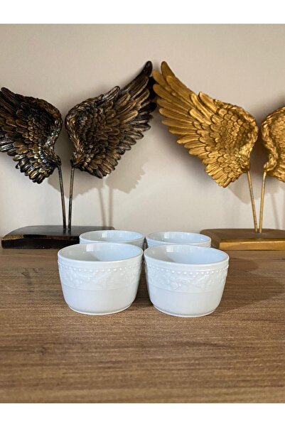 ZAGİ 4'lü Porselen Küçük Boy Sosluk 6 Cm