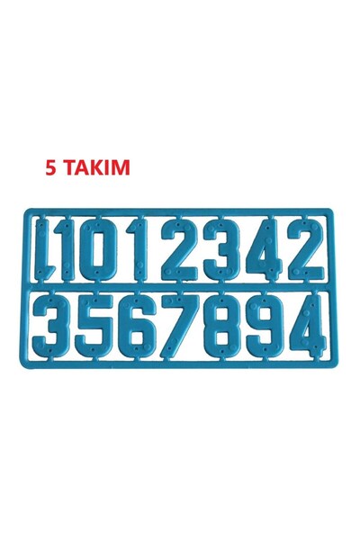 TarımGaraj Kovan Numarası Plastik 5 Takım