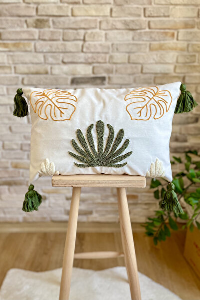 SWITA Бродирана единична декоративна калъфка за възглавница със специален диз...