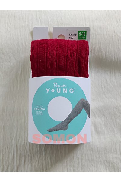 Penti Комплект от 4 плетени чорапи за момичета с коремна област - Pretty KiloTLU Socks