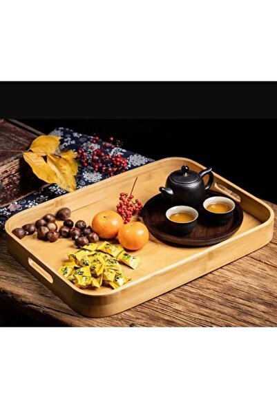 Genel Markalar Bambu 33x46 Cm Dikdörtgen Tepsi