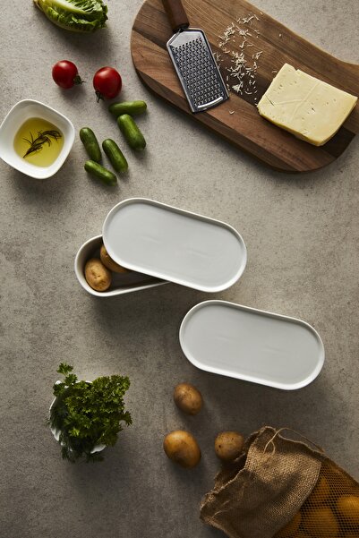 Be Original Pera 20cm 2'li Oval Fırın Kabı Nihaleli