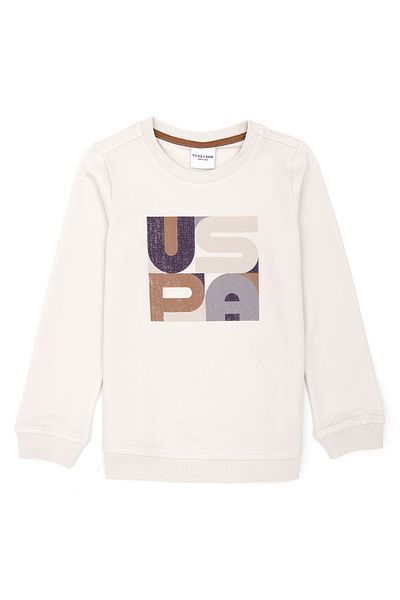 U.S. Polo Assn. BASE. Polo Assn. Men's Stone Sweatshirt SEMBAKIDS