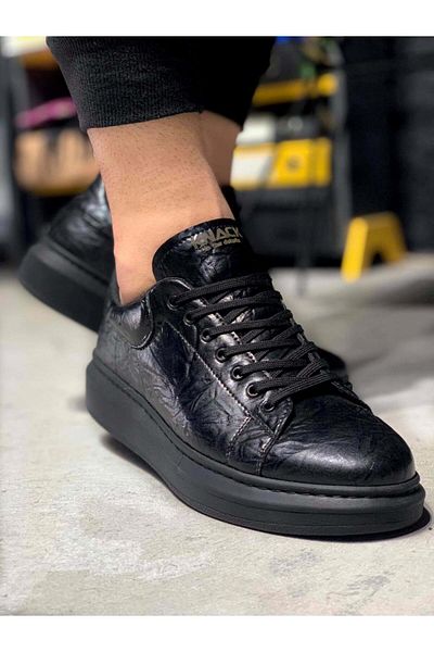 BZ Moda B044 ST Lace-Up Ορθοπεδική Σόλα Ανδρικά Παπούτσια Παπούτσια Μαύρα