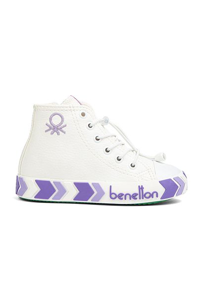 Benetton ® |   BN-30775 - Liliac alb - Pantofi sport pentru copii