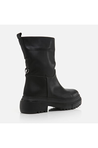 Yaya by Hotiç Dámské černé kozačky01BOY256860A100