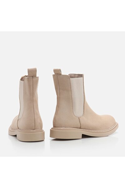 Yaya by Hotiç Béžové dámské kozačky a kozačky 01BOY256190A310