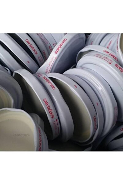 abnturk 5 adet Cam Konserve Büyük Boy 102mm Kavanoz Kapağı 10cm Kavanoz