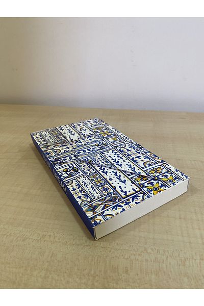 4nio Blue Tile Letter Notebook