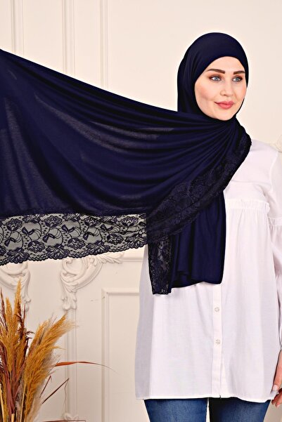 Altobeh Combed Cotton Shawl with Lace