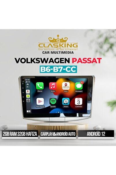 ClasKing Volkswagen Passat B6-b7-cc 2 Gb Ram  Uyumlu 32 Gb Hafıza Androıd Mul...