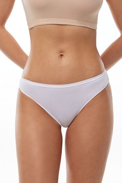 Malabadi Λευκό Modal Bikini Slip Panties - Πακέτο 6 155