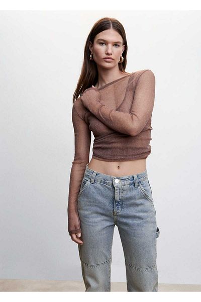 MANGO Woman Carpenter Cargo-Jeans