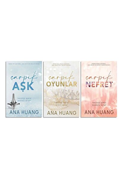 Martı Yayınları Twisted Serisi 3 Kitap - Çarpık Aşk, Çarpık Oyunlar, Çarpık N...