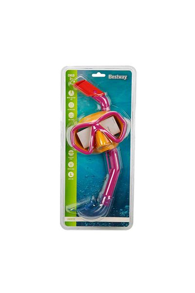 BESTWAY Pink Hydro Swim Mask and Snorkel Set
