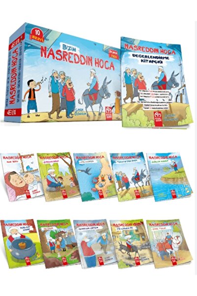 Model Yayınları Model Çocuk Bizim Nasreddin Hoca 10 Lu Hikaye Seti+ Değ. Kita...