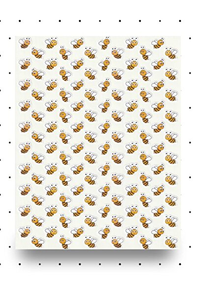 NUNUKİ Nunuki Sevimli Arılar Sticker Seti Çalışkan Arı Ödül Etiketi Bal Arısı...