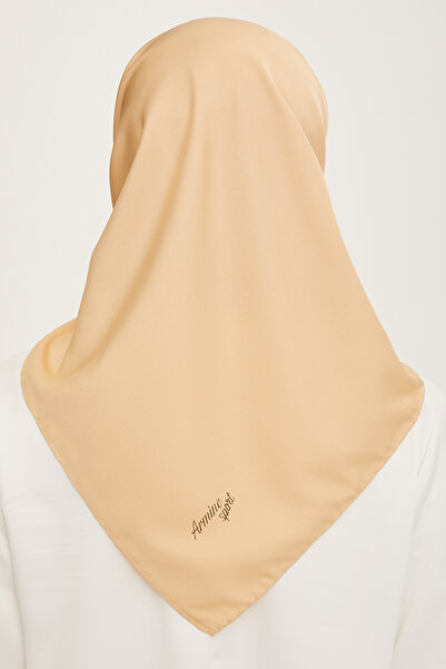 Armine Sport Twill (TİVİL) Eşarp Düzrenk Kremrengi