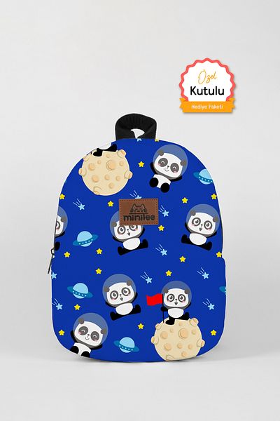 Minilee Astronaut Panda 0-8 Years - Nursery, Kindergarten Children's Backpack