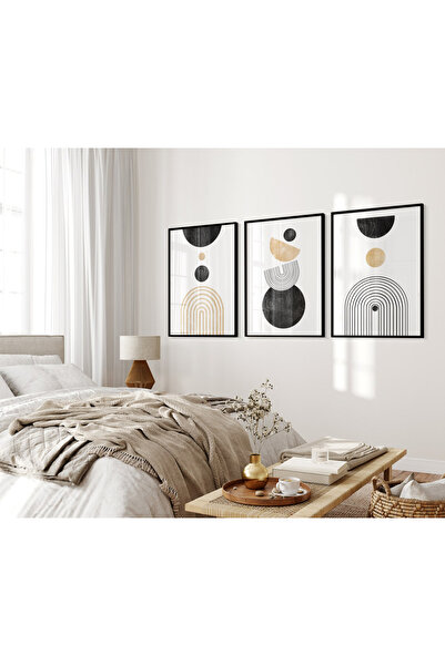 Gepetto Wood Ahşap 3'lü Minimalist Tablo