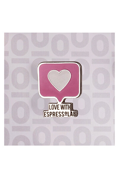 Espressolab Pin Love No:5 - Şık Ve Eğlenceli Rozet Tasarımı