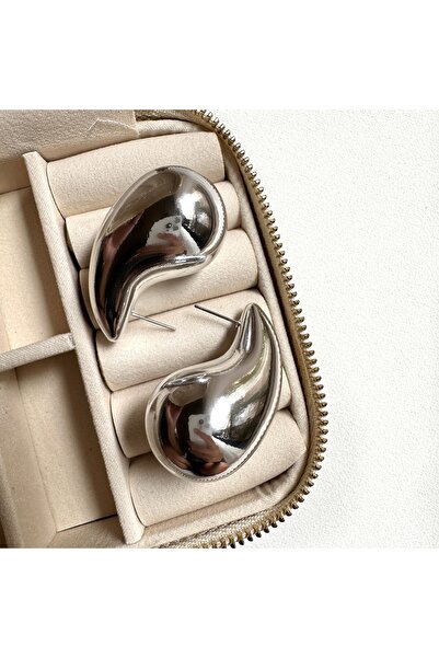 Okko Store Gözyaşı Damlası Model Büyük Boy Küpe