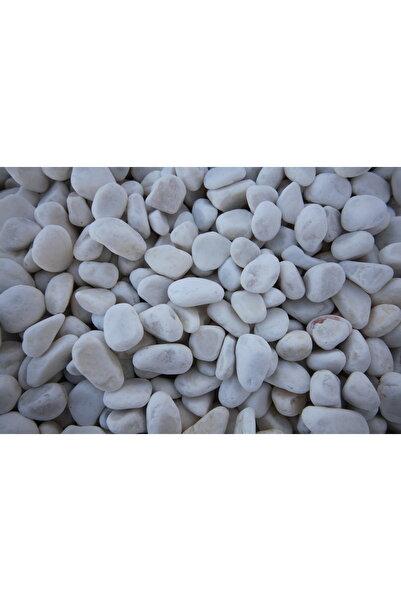 Akcan Beyaz Dolamit Taşı 25 Kg 2,5-4 Cm
