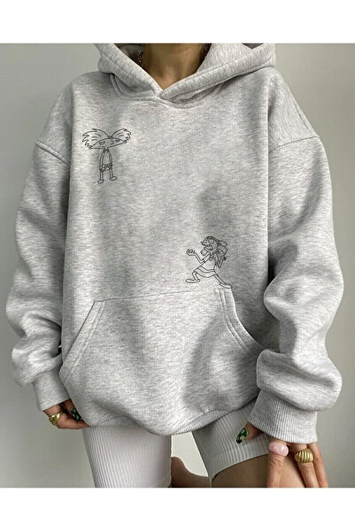 lavanto LUNAVISITA Hej Arnold Štampano dukserica sa kapuljačom