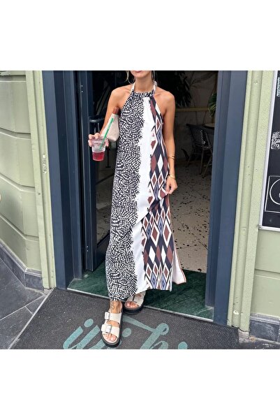 Laluvia Šaty s ohlávkou s mnoha vzory