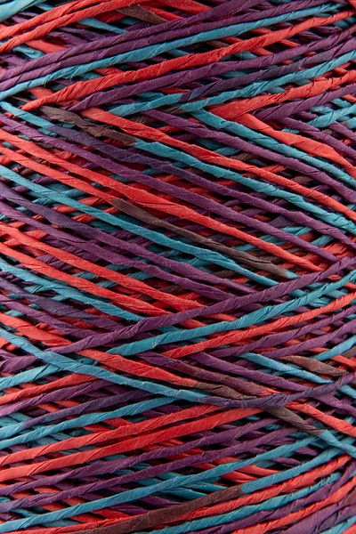 SENSY Ață de hârtie naturală premium multicoloră de 170 m, fire de hârtie de paie, rafie, geantă, supliment, ață de pălărie,
