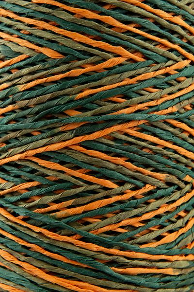 SENSY Premium Multi-Colored Marbled 170M Natural Paper Yarn, Straw Paper Yarn, Raffia, Bag, Pad, Hat Thread,