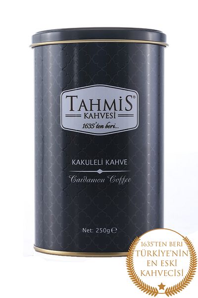 Tahmis Cardamomed Flavored Turkish Coffee Medium Roast 250 gr Tin